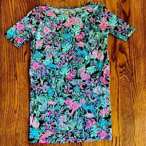 Lilly Pulitzer Girls Cotton Shift Dress M 6-7